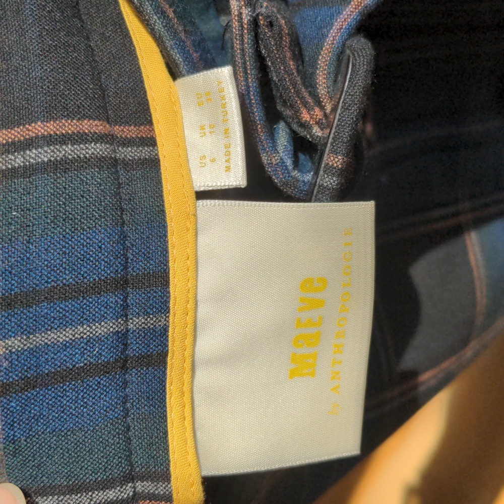 Anthropologie Maeve Barnadette belted midi skirt - Picture 7 of 7